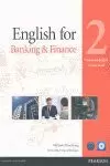 English For Banking & Finance Level 2 Coursebook And Cd-Rom Pack