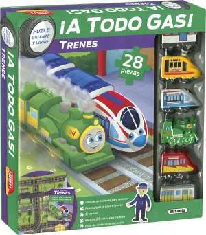 Libro Puzle Trenes