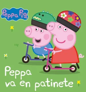 Peppa Pig. Peppa Va en Patinete