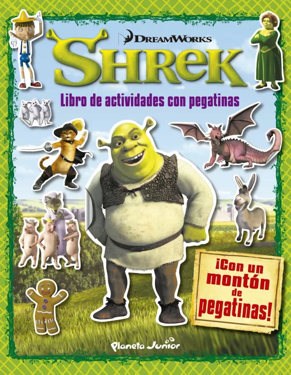 Shrek Libro De Actividades Con Pegatinas ­con Un Monton De Pegatinas