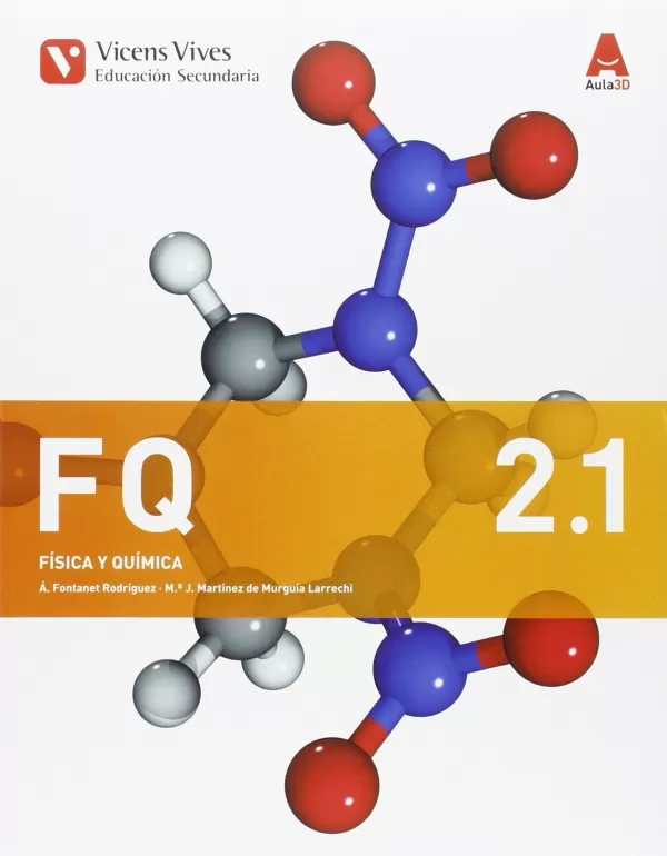 2ESO FÍSICA Y QUÍMICA 2ºESO. BIMESTRAL AULA 3D ED. 2016. VV.AA. Libro