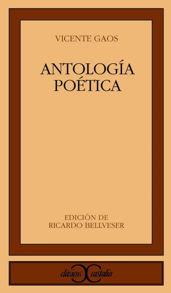 Antologia Poetica Gaosvicente Libro En Papel 9788497401937 
