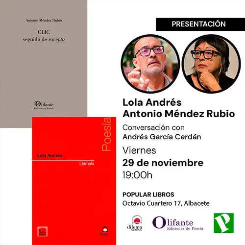 Lola Andrés y Antonio Méndez Rubio - Recital y presentación