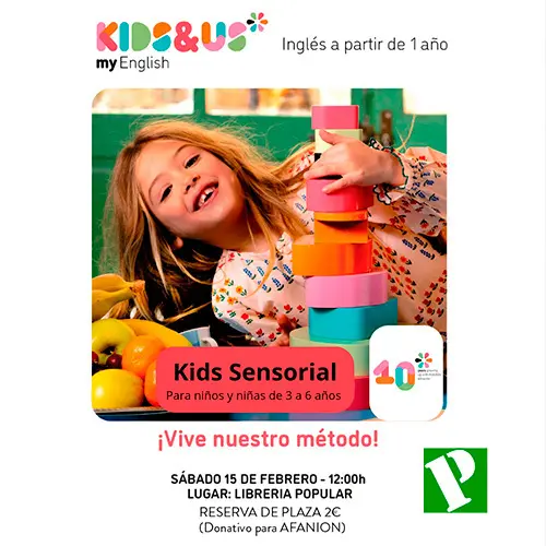 Taller Inglés Sensorial con Kids & Us